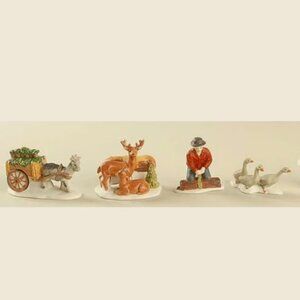 DEPARTMENT 56 New England Village Farm People and Animals #5901.3 - Retired